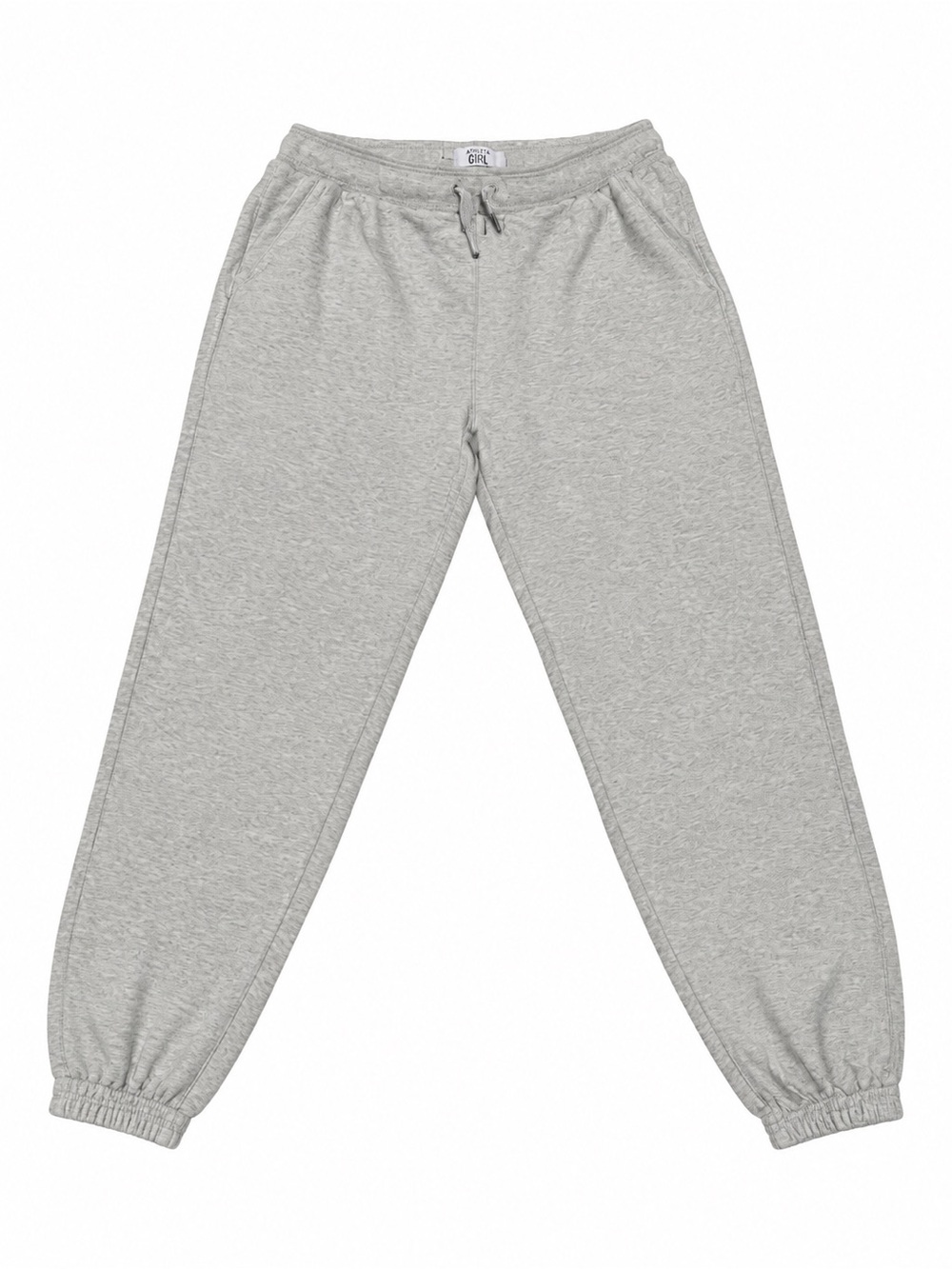 Athleta Girl Gray Jogger Sweatpants Size S/7 Heather Gray Drawstring